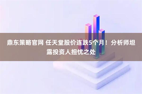 鼎东策略官网 任天堂股价连跌5个月！分析师坦露投资人担忧之处