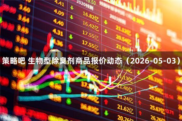 策略吧 生物型除臭剂商品报价动态（2026-05-03）